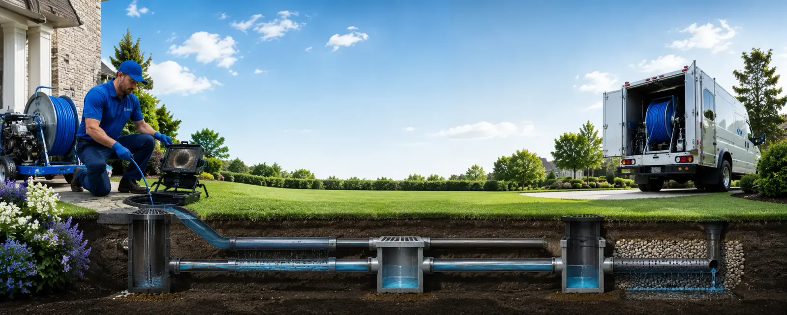 Outdoor drain cleaning information for Davison, MI
