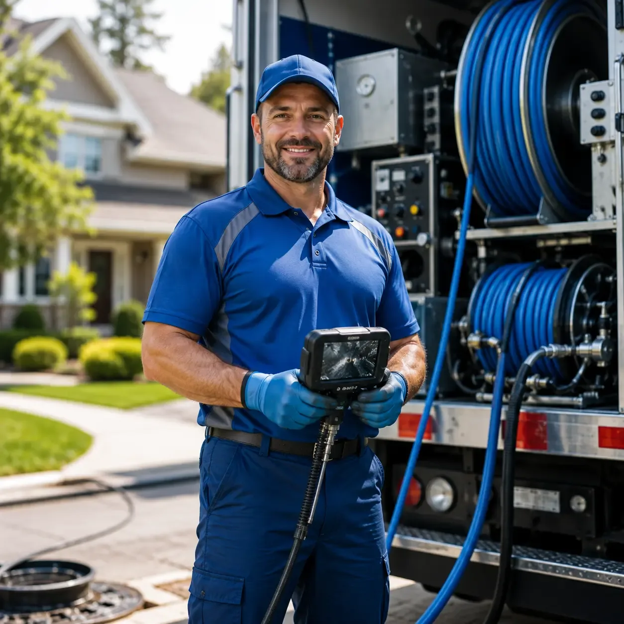 Local outdoor drain cleaning specialists in Davison, MI